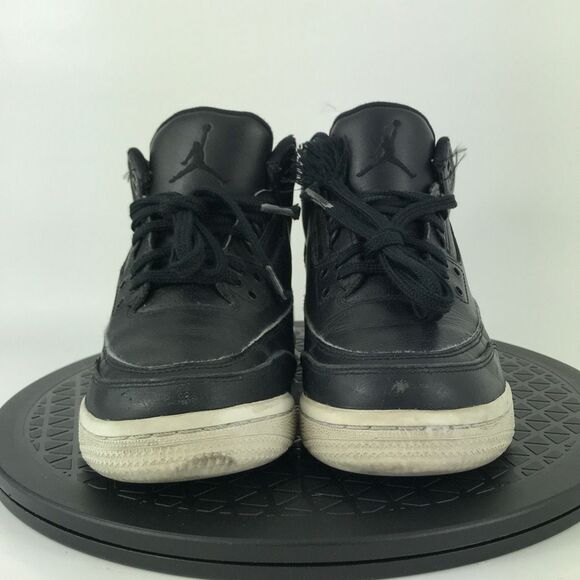 Nike Air Jordan 3 Retro 'Cyber Monday' Black Leather 398614-020 Women's Size 6.5 - Picture 2 of 12